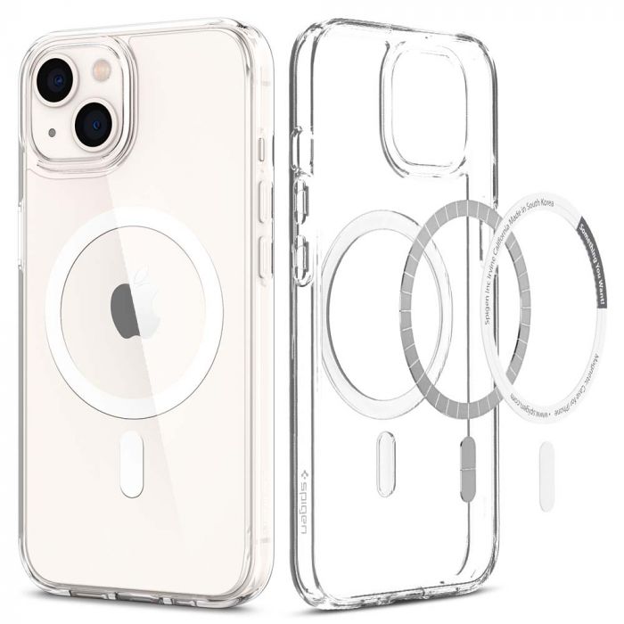 Чохол Spigen для Apple Iphone 13 Ultra Hybrid Mag Safe, White