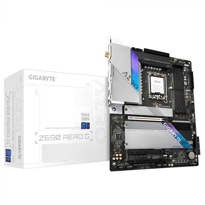 Материнська плата GIGABYTE Z690 AERO G s1700 Z690 4xDDR5 M.2 HDMI-DP Wi-Fi!!!BT Type-C SPDIF ATX