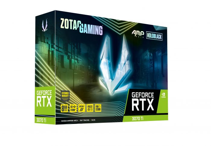 Відеокарта ZOTAC GeForce RTX 3070 Ti 8GB GDDR6X AMP Holo