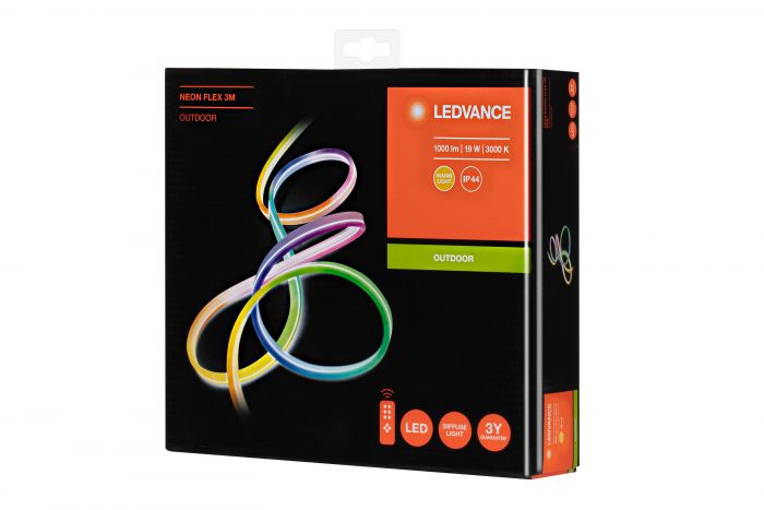 NEON FLEX LEDVANCE 3M 4058075504707 1 Силікон 30000 19,00 1000 A ++ / A + / A 3000> 80 110