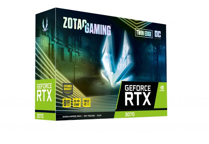Відеокарта ZOTAC GeForce RTX 3070 8GB GDDR6X Twin Edge OC GAMING LHR