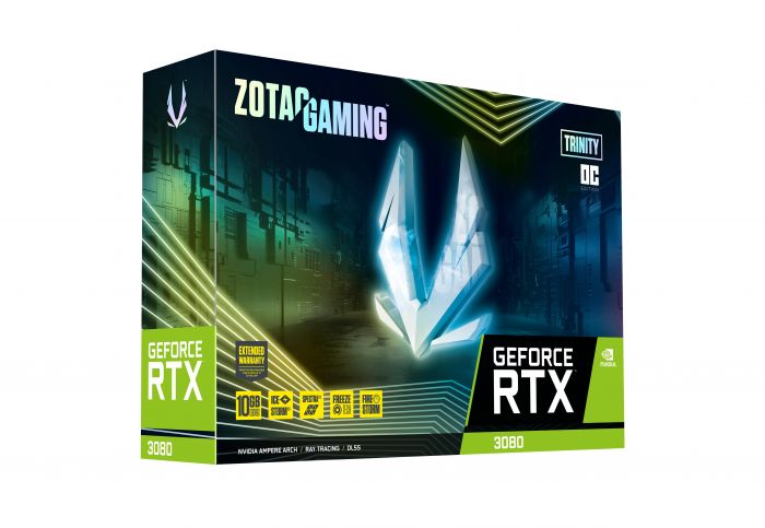 Відеокарта ZOTAC GeForce RTX 3080 10GB GDDR6X TRINITY OC LHR