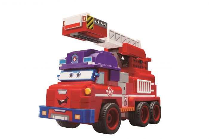 Конструктор Super Wings Small Blocks Buildable Vehicle Set Sparky, Спаркі