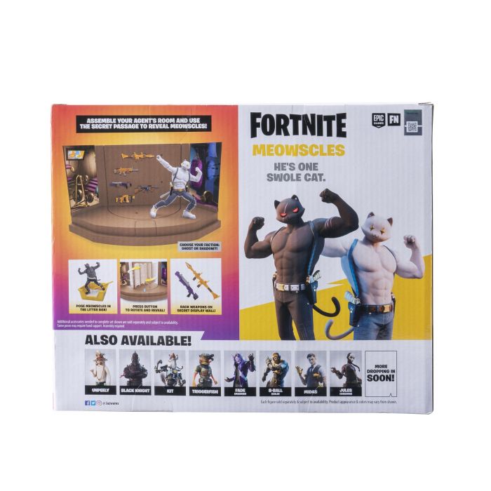 Колекційна фігурка Jazwares Fortnite 2 Figure Pack Agent's Room Meowcles