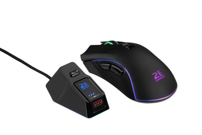 Миша 2E GAMING MG340 WL, RGB USB Black