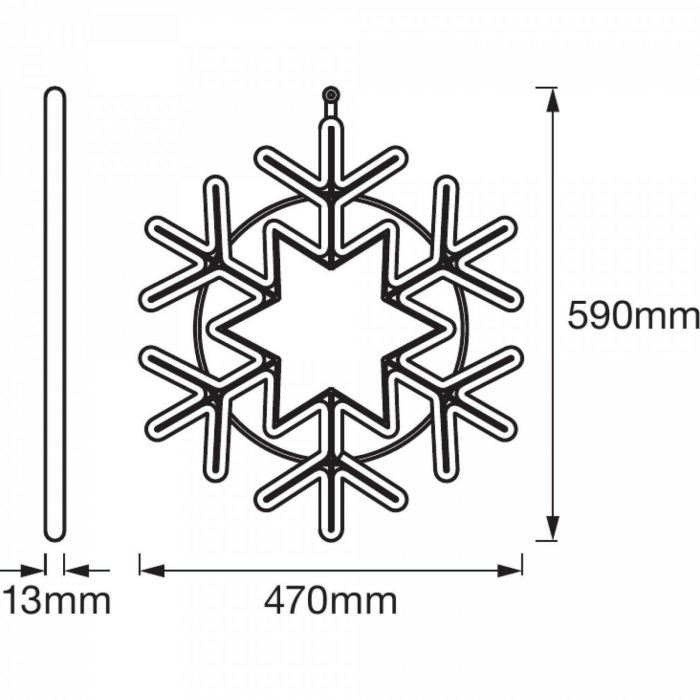 Світильник-гірлянда LEDVANCE Snowflake