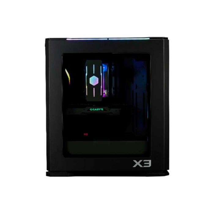 Корпус Zalman X3 BLACK, MidT, 2xUSB2.0, 2xUSB3.0, 4x120мм ARGB, скло (бічна панель), без БЖ, чорний