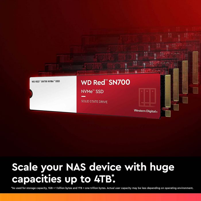 Накопичувач SSD WD M.2 1TB PCIe 3.0 Red SN700