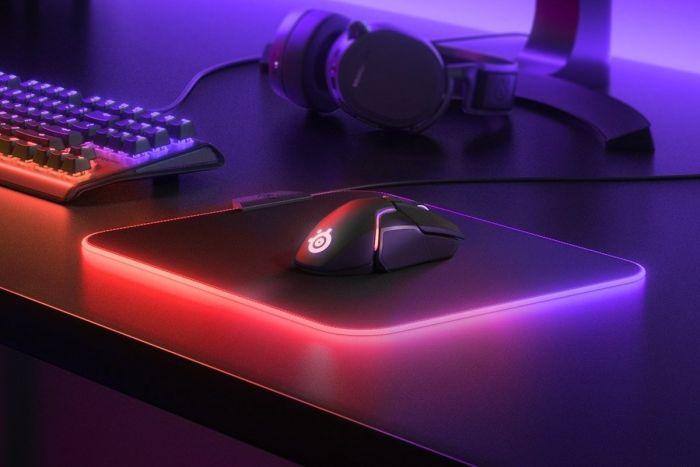 Килимок для миші SteelSeries QcK Prism Cloth Medium RGB Black (900x300x4мм)