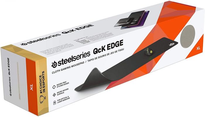 Килимок для миші SteelSeries QcK Edge XL Control Black (900x300x2мм)