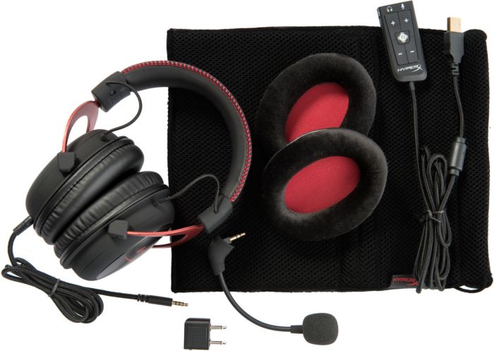 Гарнiтура HyperX Cloud II 3.5mm/USB Red