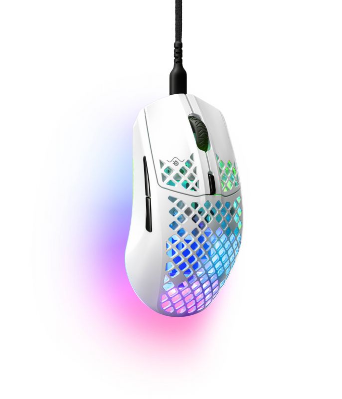 Миша SteelSeries Aerox 3 (2022) Snow White