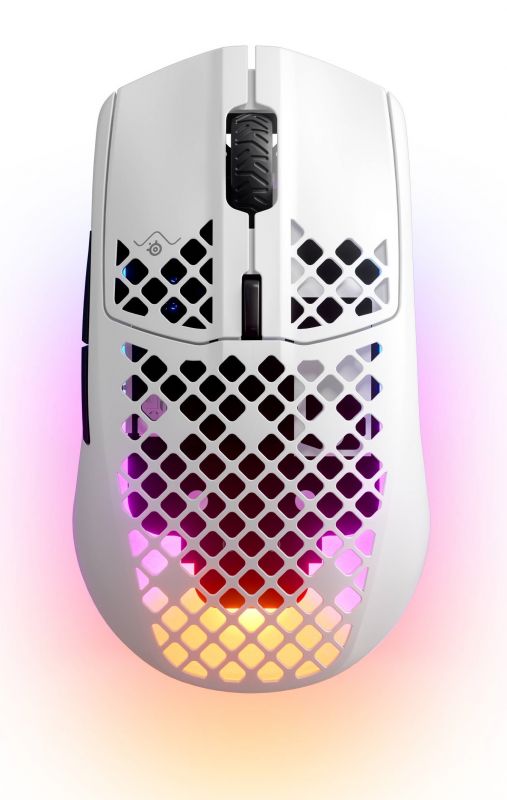 Миша SteelSeries Aerox 3 WL (2022) Snow White