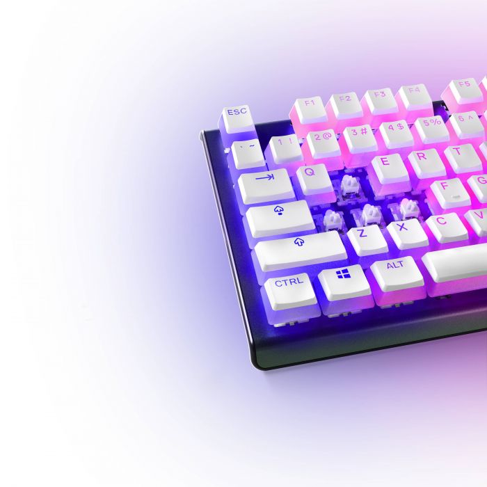 Набір кейкапів для клавіатури SteelSeries PrismCAPS US White 104 шт