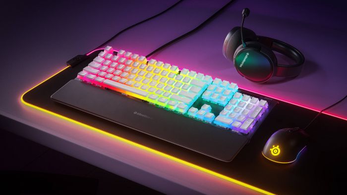 Набір кейкапів для клавіатури SteelSeries PrismCAPS US White 104 шт