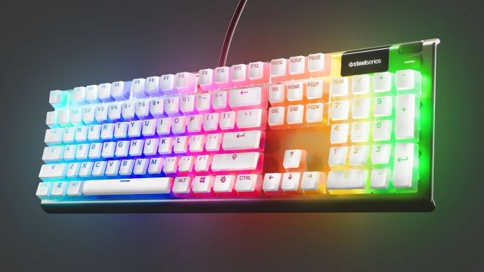 Набір кейкапів для клавіатури SteelSeries PrismCAPS US White 104 шт