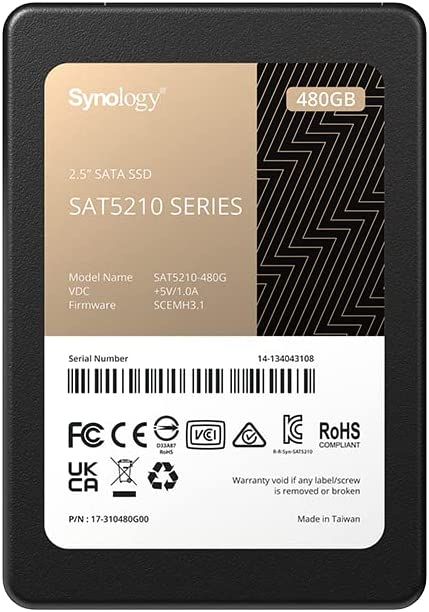 Твердотільний накопичувач SSD Synology SATA 2.5" 480GB