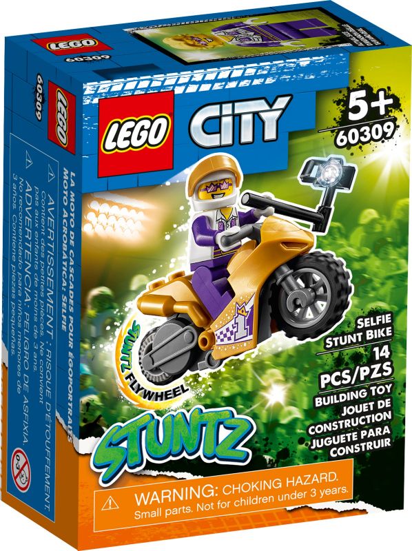 Конструктор LEGO City Трюковий мотоцикл з екшн-камерою 60309