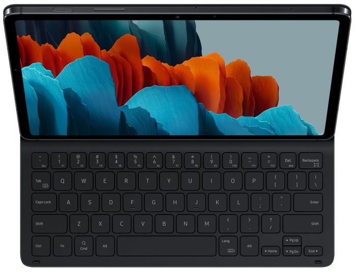 Чохол-клавіатура Samsung Book Cover Keyboard Slim для планшету Galaxy Tab S7/S8 (T875/X700/X706) Black