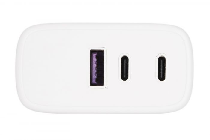 Мережевий ЗП 2Е USB-C Wall Charger GaN 65W, white