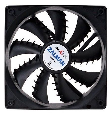 Корпусний вентилятор Zalman ZM-F3(SF) 120мм, 1700rpm ± 15% - 2800rpm ± 10%, 3pin, чорний