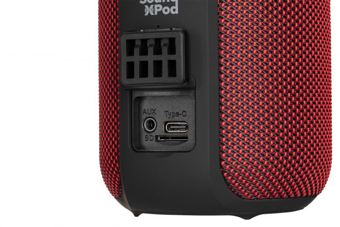 Акустична система 2E SoundXPod TWS, MP3, Wireless, Waterproof Red