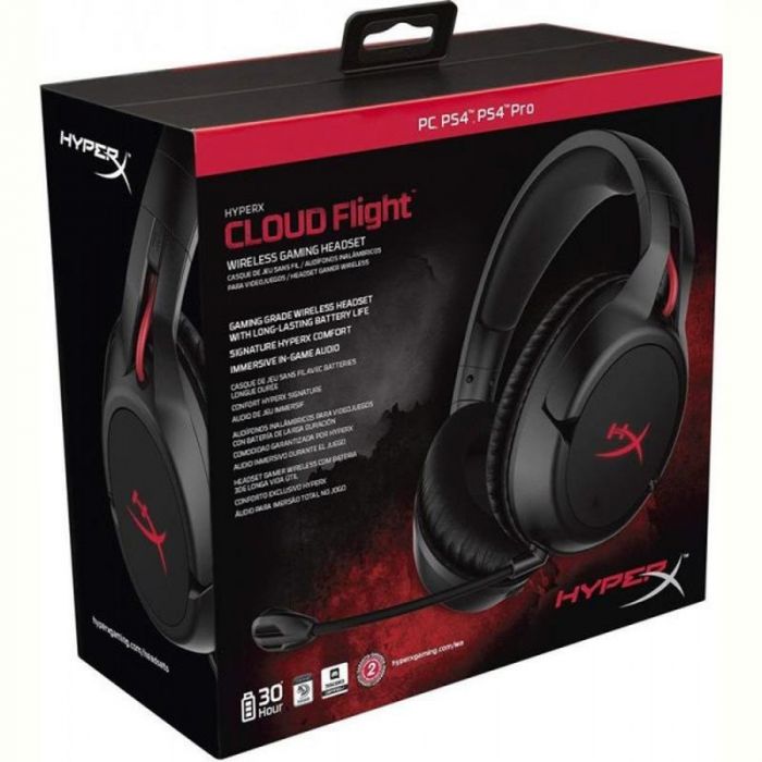 Гарнітура HyperX Cloud Flight USB/WL Black