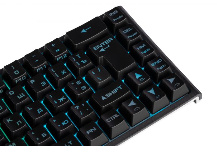 Клавіатура 2E GAMING KG350 RGB 68key USB Black UKR