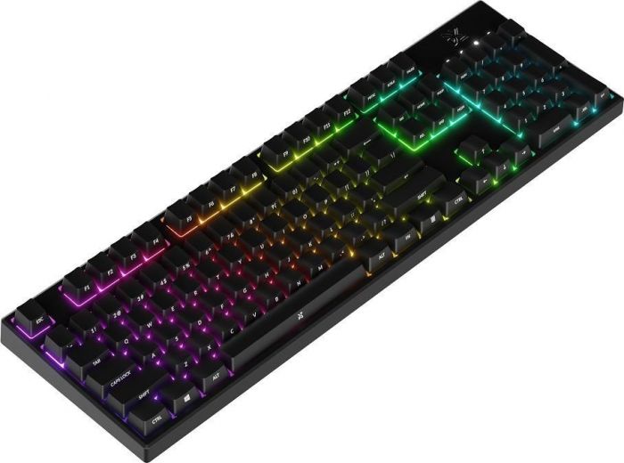 Клавиатура игровая DM DreamKey Red USB RGB EN, Black