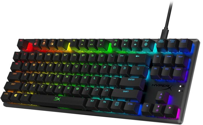 Клавіатура HyperX Alloy Origins Core Blue USB RGB RU Black