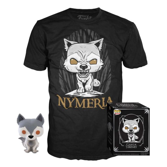 Набір Фігурка+Футболка Funko POP and Tee: GOT: Nymeria (L) 38641