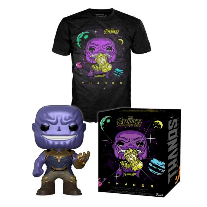 Набір Фігурка+Футболка Funko POP and Tee: Infinity War: Thanos (L) 33456