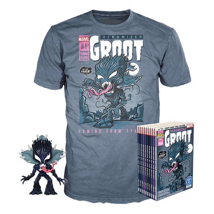 Набір Фігурка+Футболка Funko POP and Tee: Venom Groot (M) (UT-50766) 47619