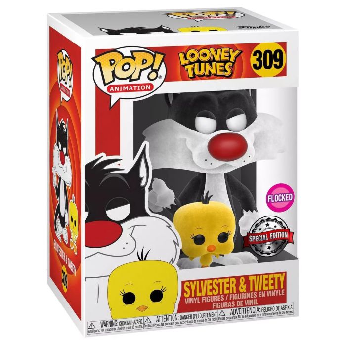 Набір Фігурка+Футболка Funko POP and Tee: Looney Tunes: Sylvester & Tweety (XL) 46986