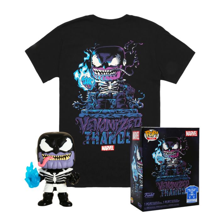 Набір Фігурка+Футболка Funko POP and Tee: Venom Thanos (S) 45460