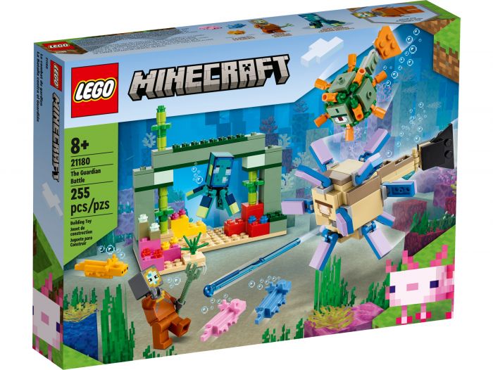 Конструктор LEGO Minecraft Битва зі сторожем 21180