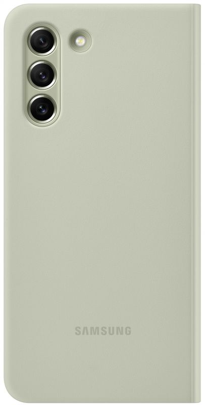 Чохол Samsung Clear View Cover для смартфону Galaxy S21 FE (G990) Olive Green