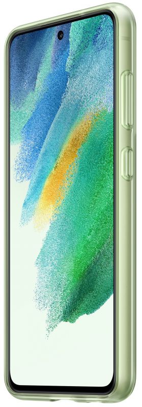Чохол Samsung Clear Strap Cover для смартфону Galaxy S21 FE (G990) Olive Green