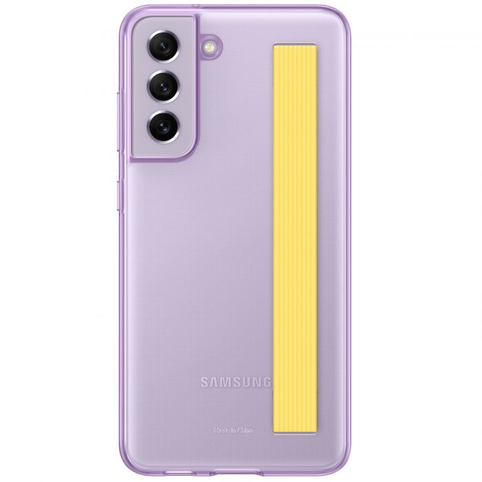 Чохол Samsung Clear Strap Cover для смартфону Galaxy S21 FE (G990) Lavender