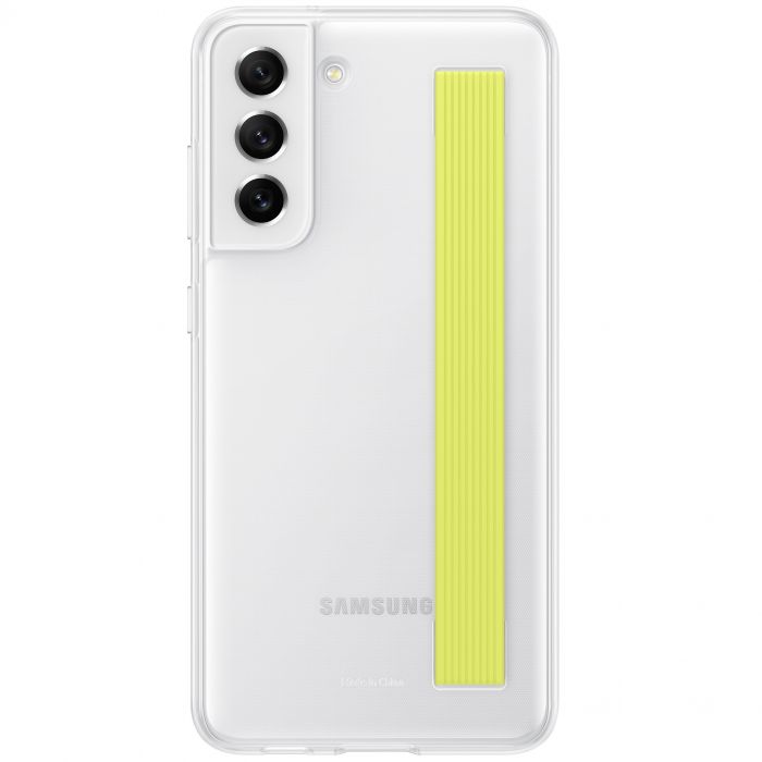 Чохол Samsung Clear Strap Cover для смартфону Galaxy S21 FE (G990) White
