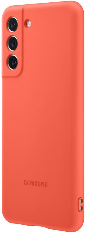 Чохол Samsung Silicone Cover для смартфону Galaxy S21 FE (G990) Coral