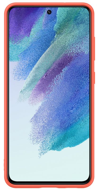 Чохол Samsung Silicone Cover для смартфону Galaxy S21 FE (G990) Coral