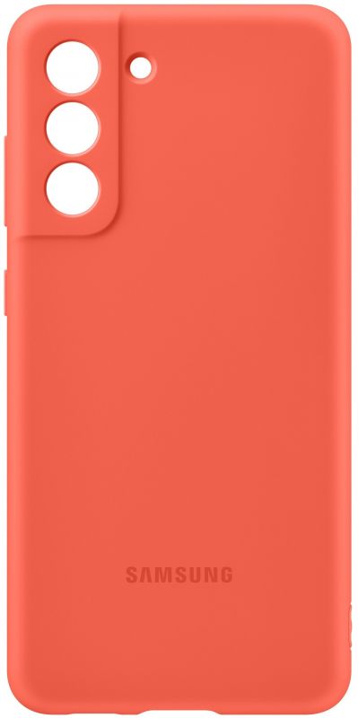 Чохол Samsung Silicone Cover для смартфону Galaxy S21 FE (G990) Coral