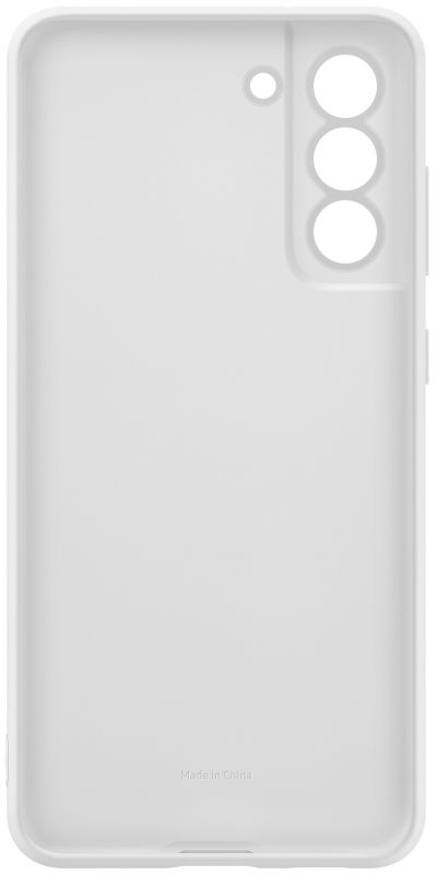 Чохол Samsung Silicone Cover для смартфону Galaxy S21 FE (G990) White