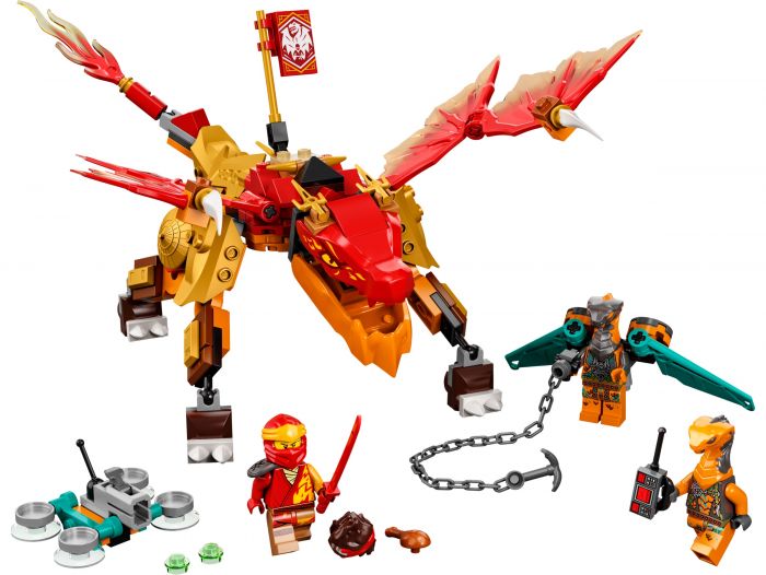 Конструктор LEGO Ninjago Вогненний дракон ЕВО Кая 71762