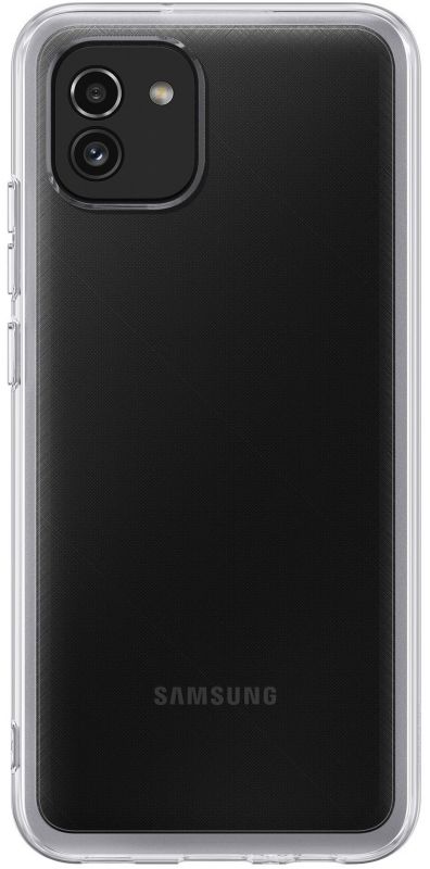 Чохол Samsung Soft Clear Cover для смартфону Galaxy A03 (A035) Transparent