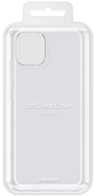 Чохол Samsung Soft Clear Cover для смартфону Galaxy A03 (A035) Transparent