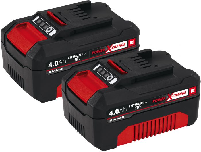 Акумулятор Einhell Twinpack 18V 4.0Ah, PXC Plus, 2шт., 1.47кг