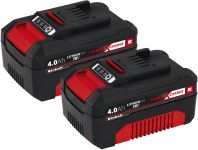 Акумулятор Einhell Twinpack 18V 4.0Ah, PXC Plus, 2шт., 1.47кг Акумулятор Einhell Twinpack 18V 4.0Ah, PXC Plus, 2шт., 1.47кг