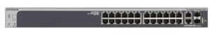 Комутатор NETGEAR S3300-28X (GS728TX) 24x1GE, 2x10GE, 2xSFP+, керований з можливістю стекування